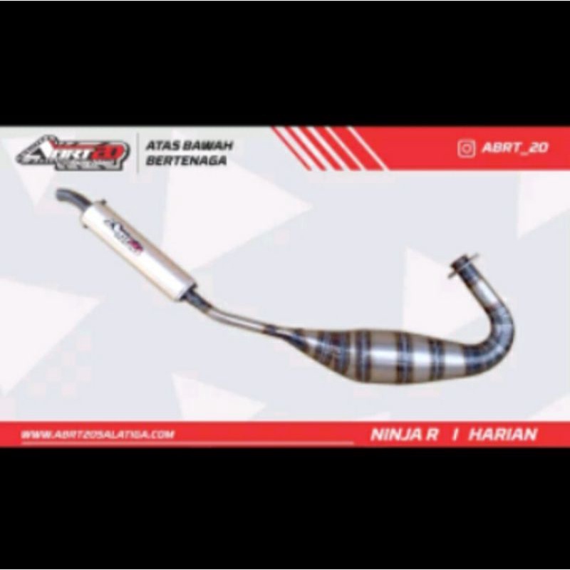 Knalpot ABRT20 Kawasaki Ninja R Galvanis Spek Racing Harian