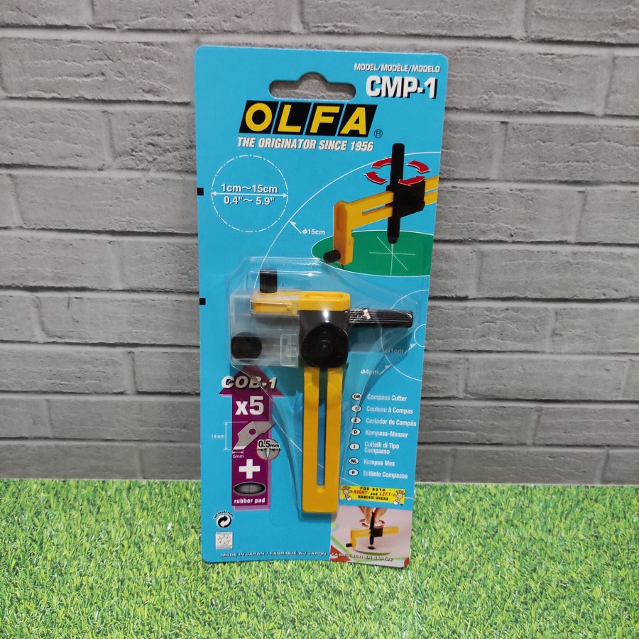 

Circle Cutter Memotong Lingkaran 1cm-15cm Olfa CMP-1 JAPAN