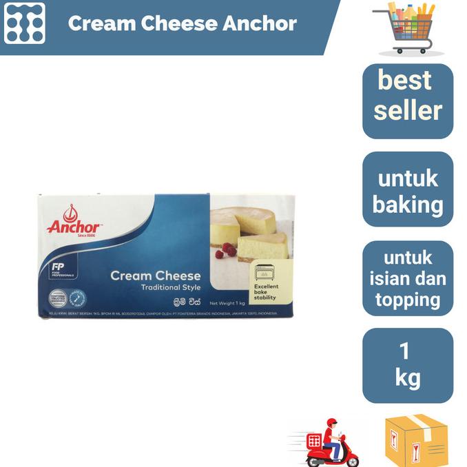 

(BISA COD) CREAM CHEESE ANCHOR 1 KG OBRAL Kode 105