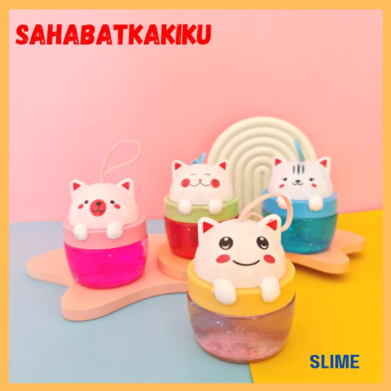 SLIME CRYSTAL MUD GLITTER / SLIME GALAXY / MAINAN ANAK SLIME