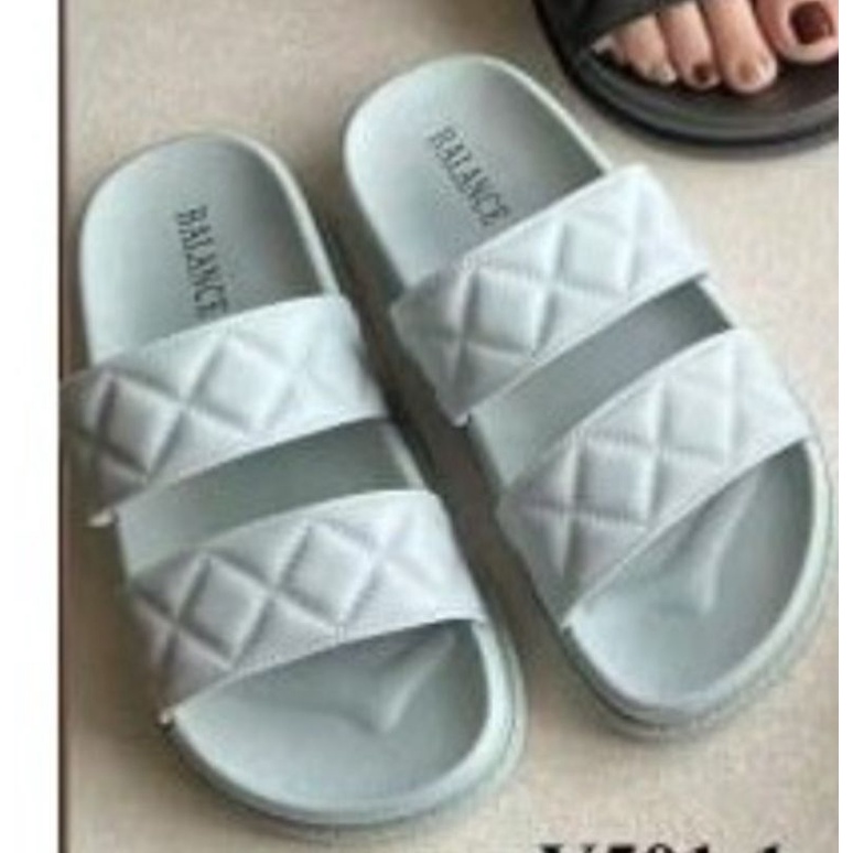 Sandal Jelly Wanita Import 501 Trendy LA-LA biru