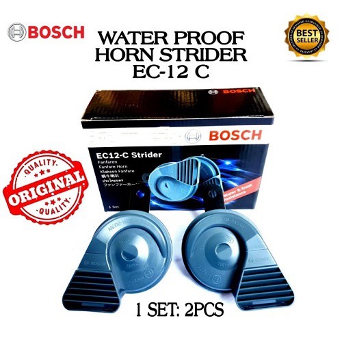 BOSCH Klakson Waterproof STRIDER EC12-C ORIGINAL LENGKAP 2 klakson