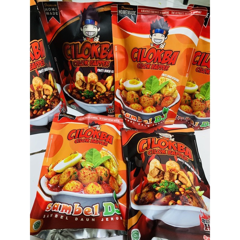 

Cilokba varian sambal DJ & Sambal Ireung