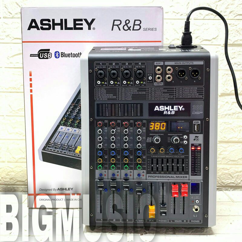 Mixer Ashley R&B 4 Original RNB 4 Channel Bluetooth - USB