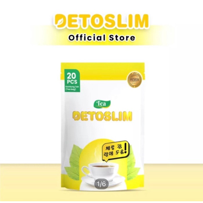 

ORIGINAL MURAH Teh Detoslim 1 Bungkus Penurun Berat Badan Secara Alami Ampuh Atasi