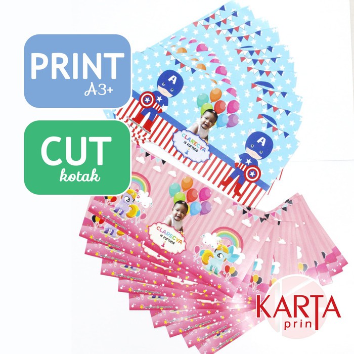 

Langsung Order Print/Cetak Art Carton 260g A3+ CUTTING POSTER ANIME (No min.) Diskon