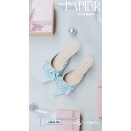 CLOEVKIDS - Sandal perempuan heels Papieerr Cloevkids X Mergenie