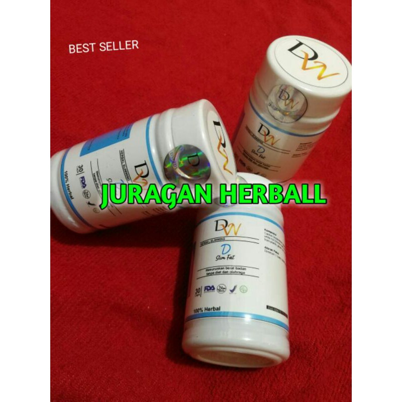 DW D SLIM FAT BY DEWI WULAN ASLI OBAT PELANGSING HERBAL