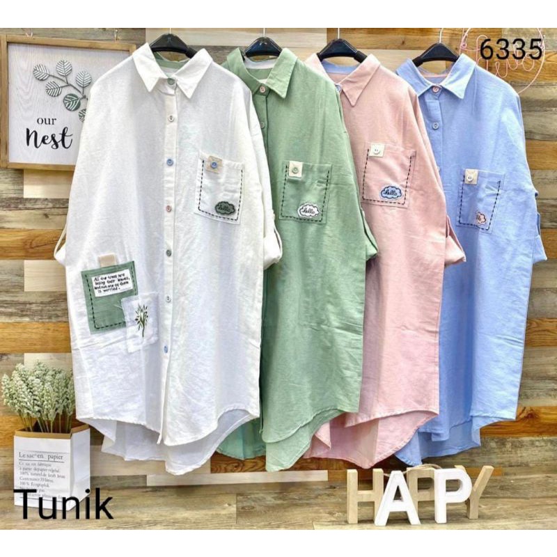 Tunik Katun Linen