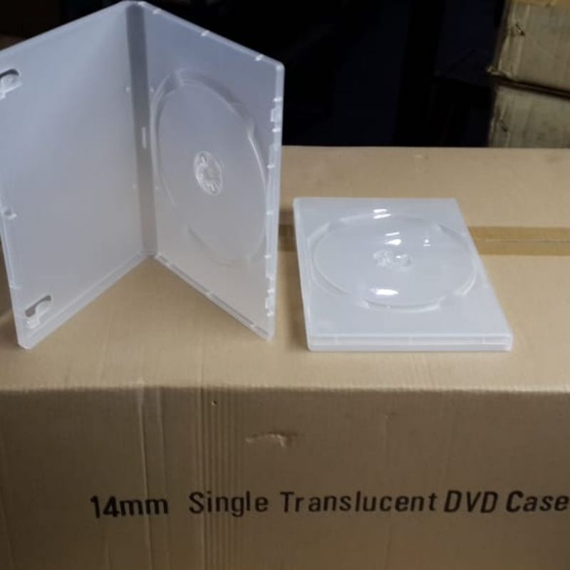 Case DVD Single 14mm Translucent