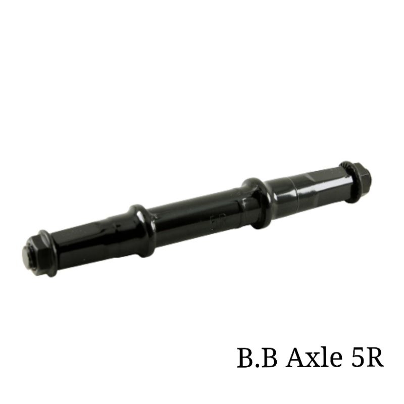 As Tengah Kotak 5R EXOTIC Sepeda Gear Gir Crank BB Axle Cotterless | High Quality