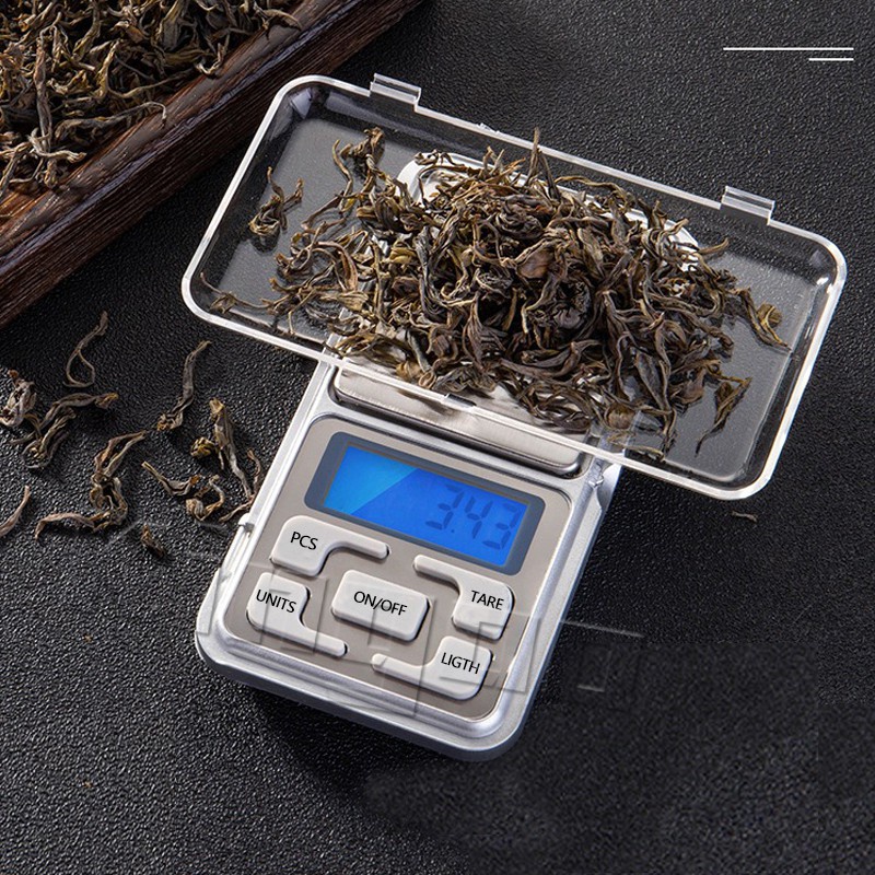 Timbangan Emas Digital Kapasitas 0.1g/500g Akurasi Free baterai 0.01g/200gram