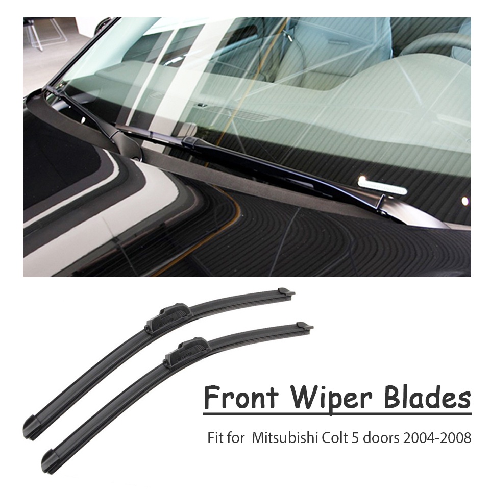 1 Set Karet Wiper Kaca Depan Mobil Pengganti Untuk Mitsubishi Colt 3 Colt 5 Pintu 2012-2004