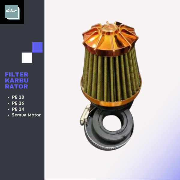 Filter Karbu Variasi / Filter Karburator PE28 PE26 PE24