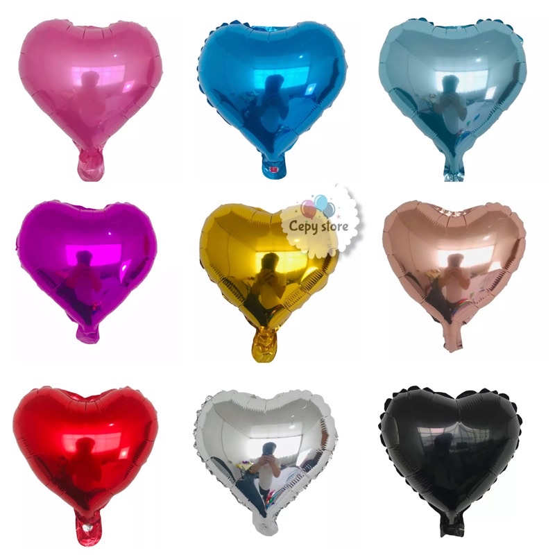 Jual Balon Foil Love Balon Foil Hati Mini Cm Shopee Indonesia