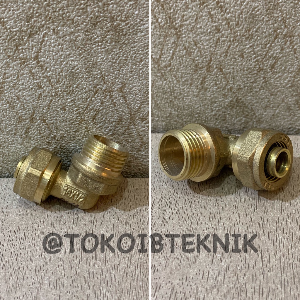 ELBOW DRAT LUAR 1/2 INCH 1216 AIR PANAS