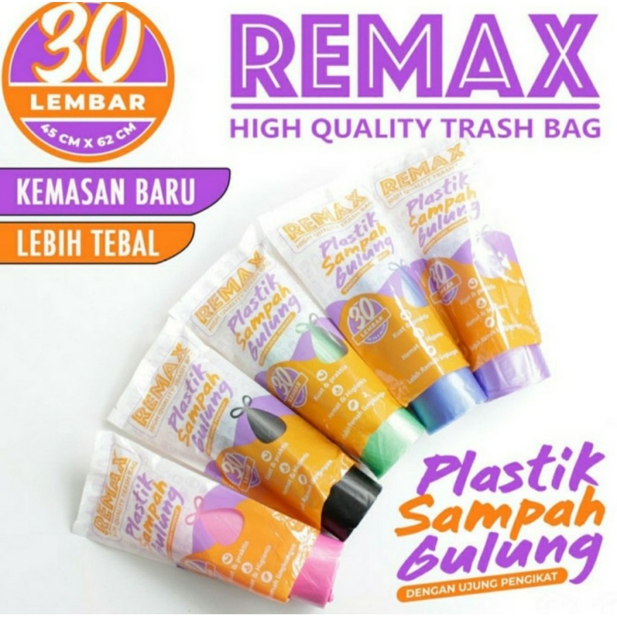 Remax Kantong Sampah Plastik - High Quality Trash Bag - Plastik Sampah