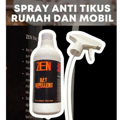 SPRAY CAIRAN PENGUSIR TIKUS ZEN Rat Repellent Anti Kap Mobil Pembasmi