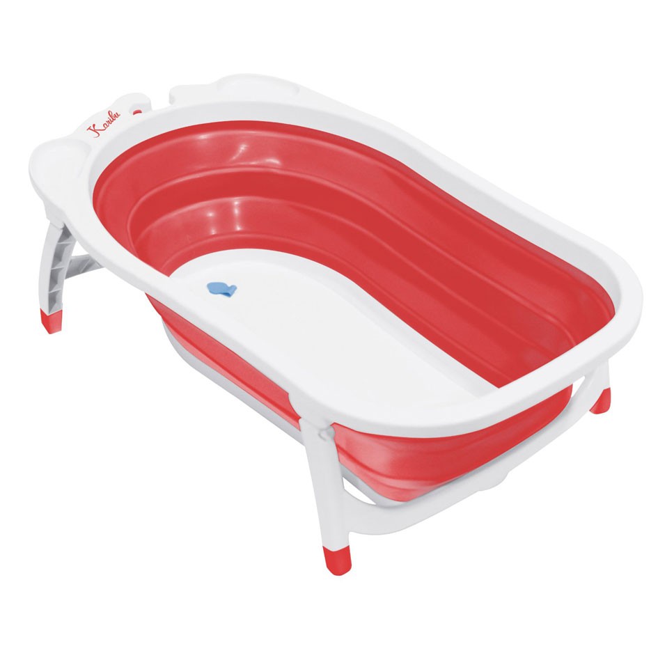 bak mandi bayi Karibu Folding Bath Up Dark Pink Shopee 