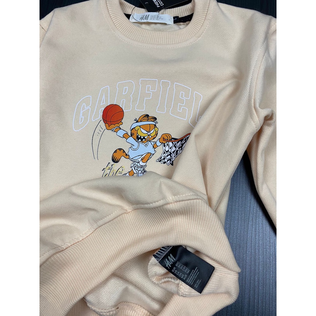 CREWNECK GARFIELD ANAK FREE TAS