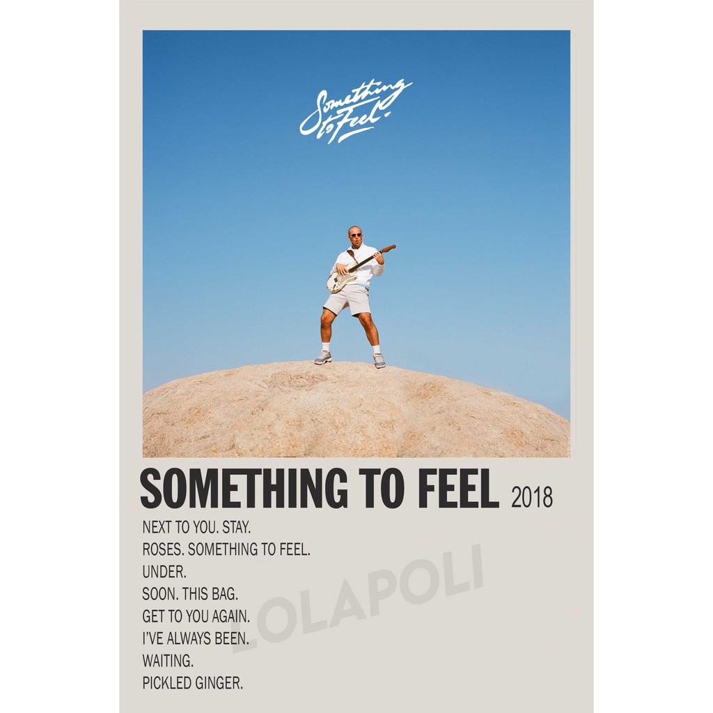 Poster Cover Album Something To Feel - Mac Ayres