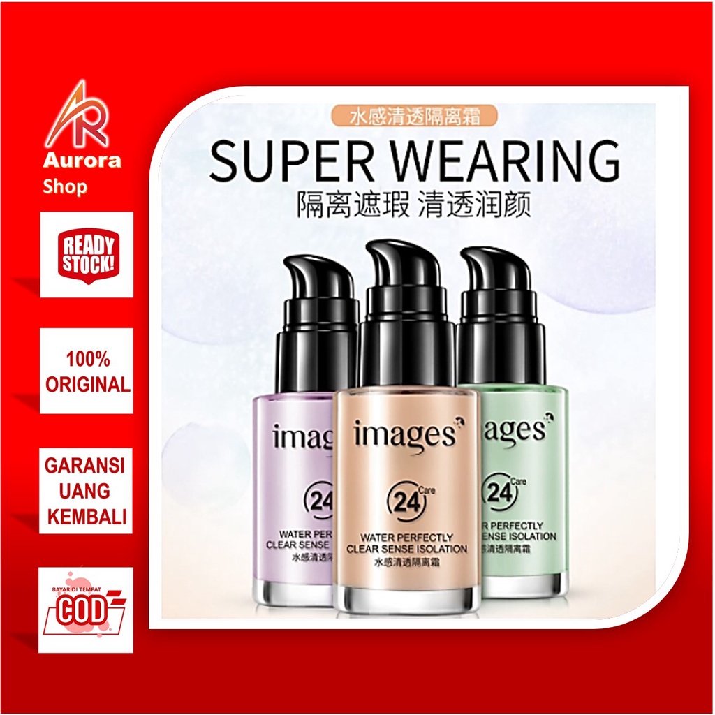 Images Foundation 3 Warna Make Up Water Perfectly Clear Sense Isolation IMA012