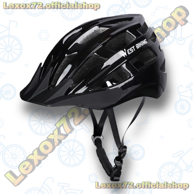 WEST BIKING Helm Sepeda Cycling Bike Helmet - TK-YP07 - Black