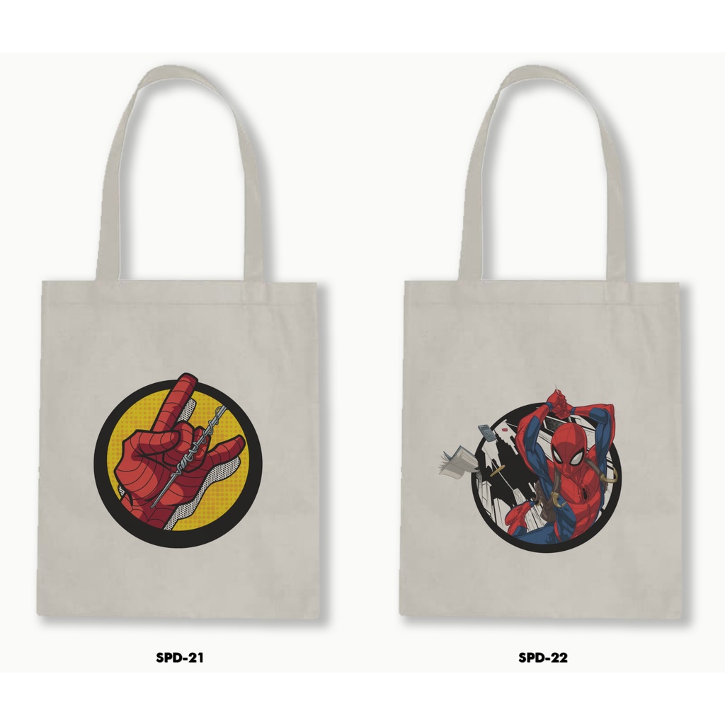 TOTE BAG BLACU - SPIDERMAN 02