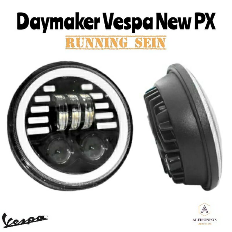 Daymaker Vespa Running Sein New Px dan Sprint Bagol