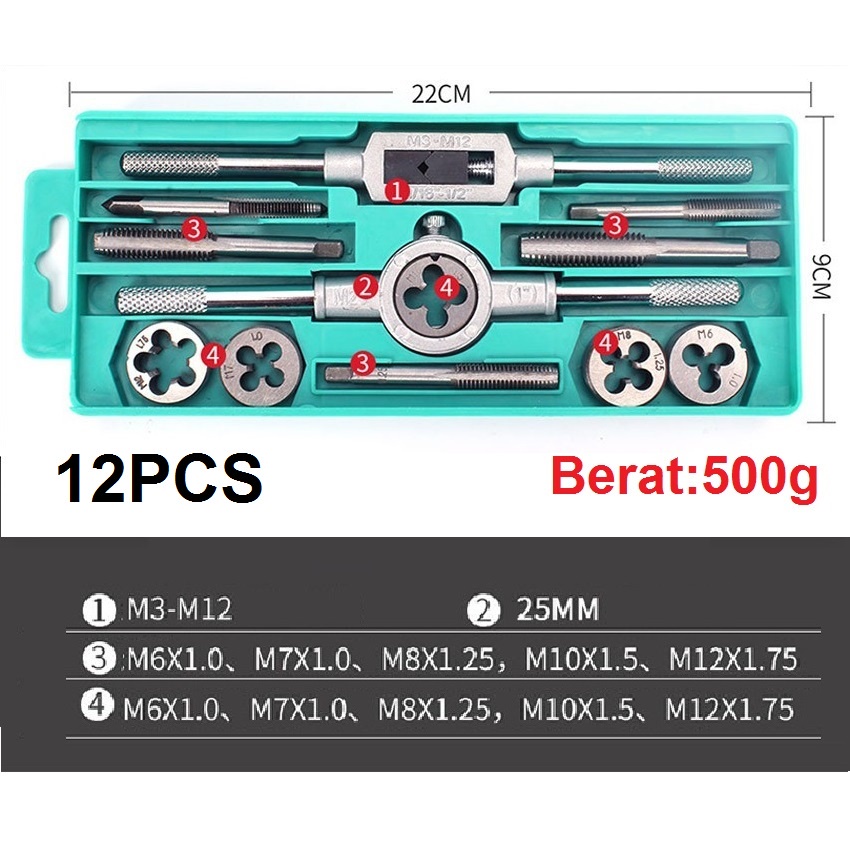 Kunci SOK 46 PC Set Socket (1/4 