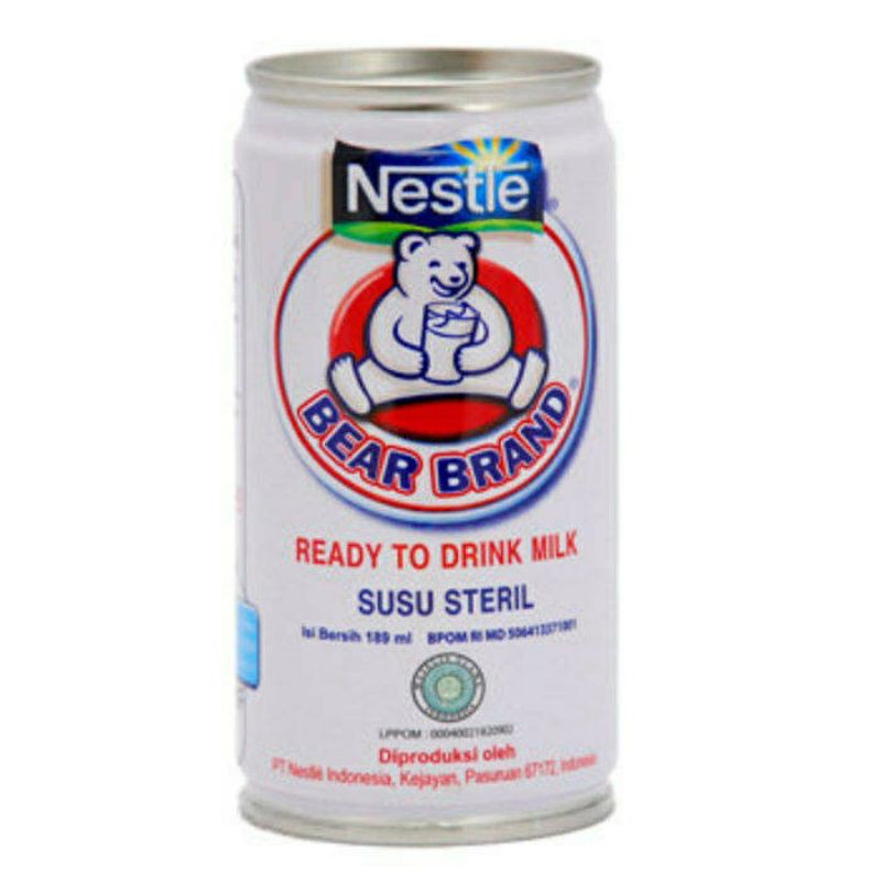 

Nestle Bear brand susu steril 189 ml