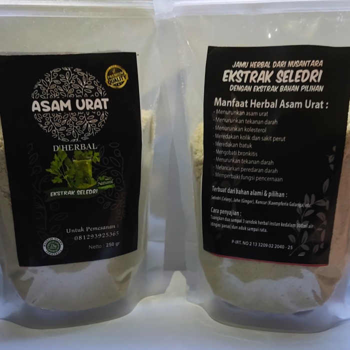 

ekstrak daun seledri celery asam urat - 250gram (BERKUALITAS)