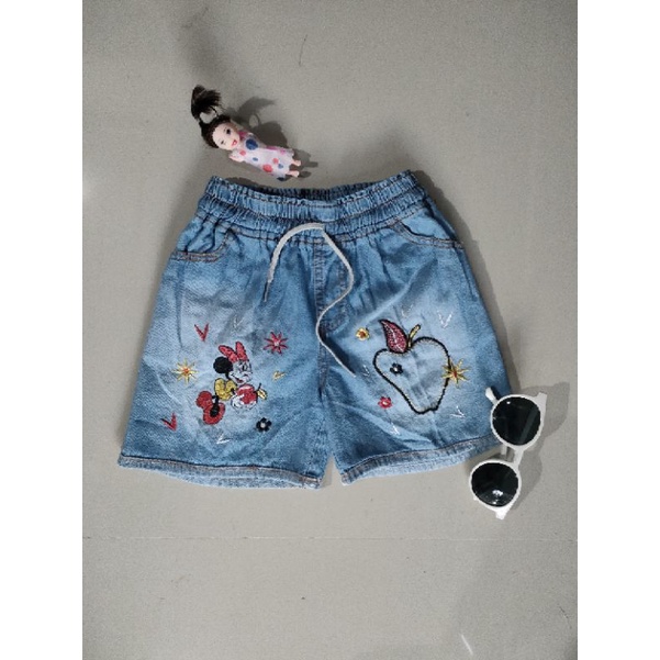 Hotpants jeans anak/celana pendek anak perempuan jeans