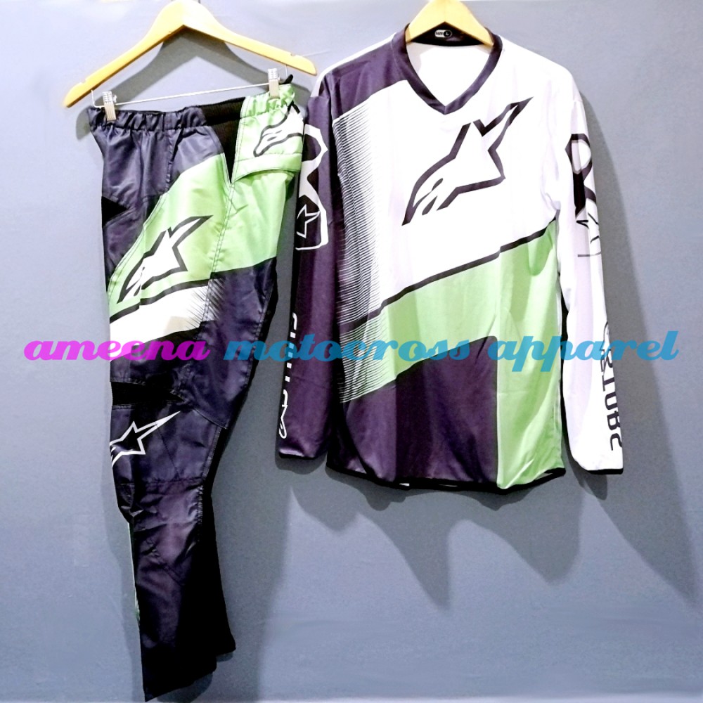 Jerseyset Motocross - Jersey Trail Cross - Gearset Motocross - Jersey &amp; Celana  Fullprint - 006