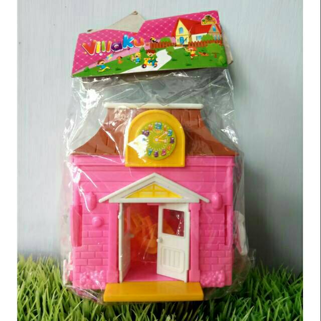 Mainan rumah rumahan mungil/mainan rumah villlaku