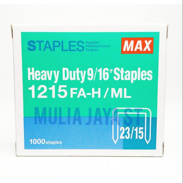 

Staples MAX 1215 FA-H / ML Heavy Duty