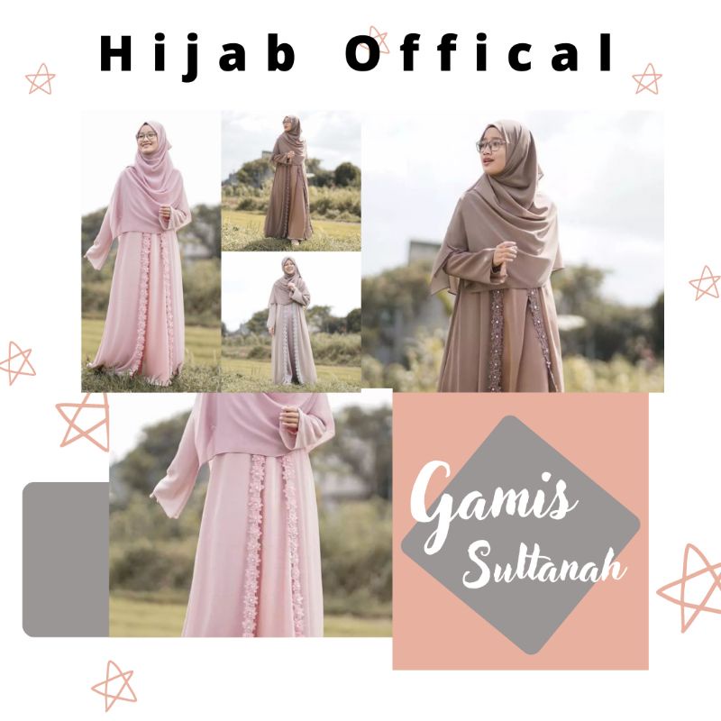 hijab alila || Gamis Sultanah Dress  bahan Ceruti (ONLY GAMIS)