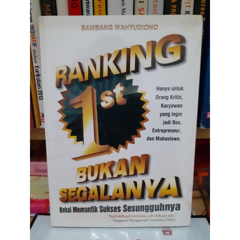 Buku Ranking 1 Bukan Segalanya