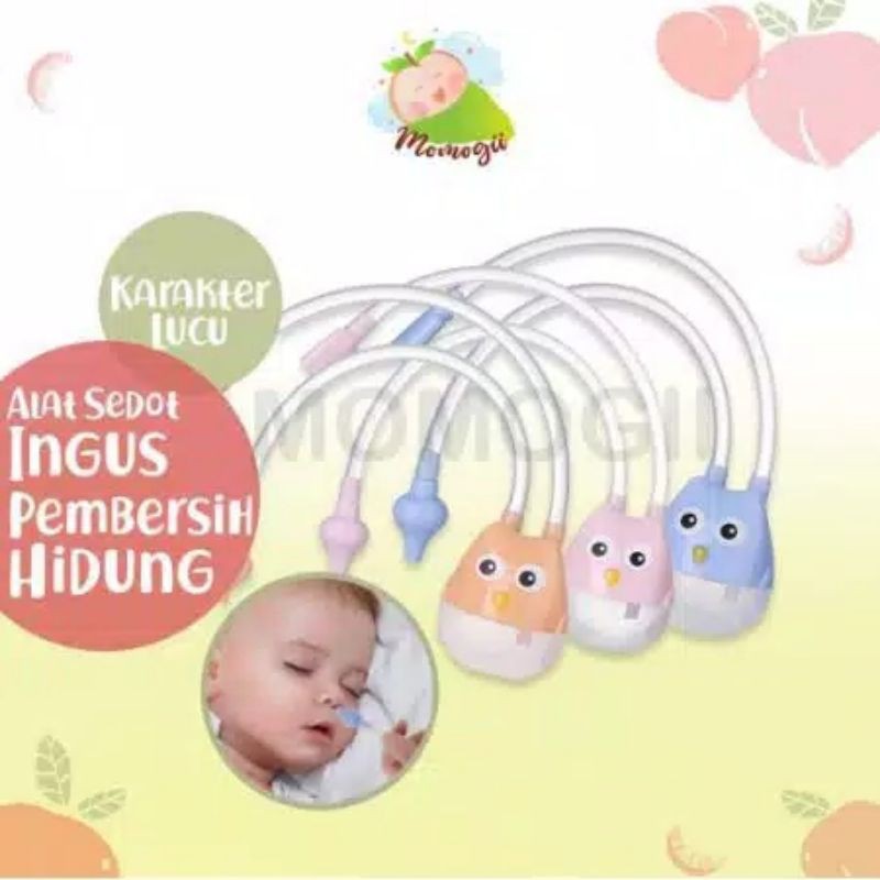 Belle Alat Sedot Ingus Manual dengan Selang dan penampung ingus Anak Bayi Silicone Silikon Karakter