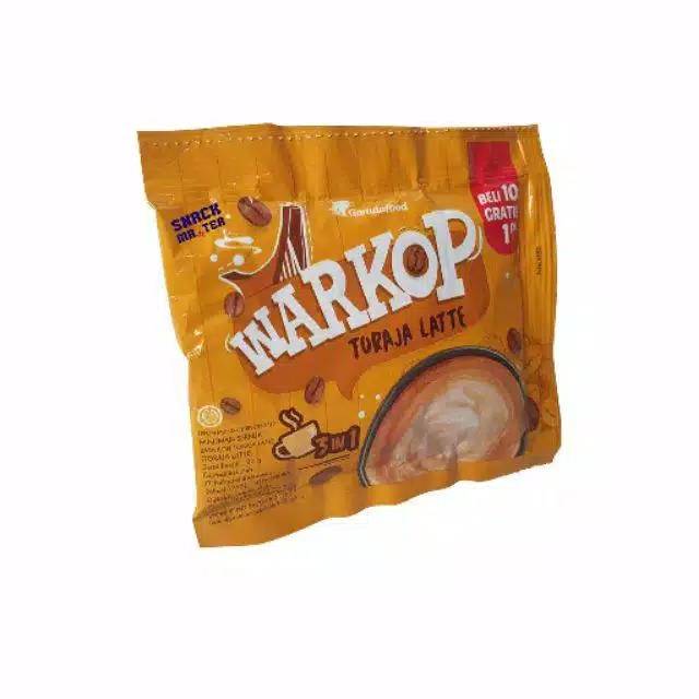 Kopi Warkop Toraja Latte 3in1 - Netto 20 gr/sachet