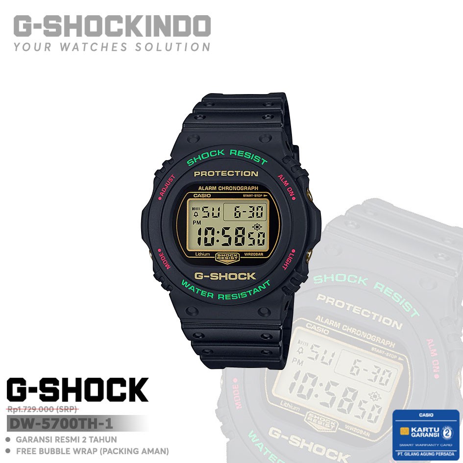 Casio G-Shock DW-5700TH-1 / DW-5700TH-1DR Original