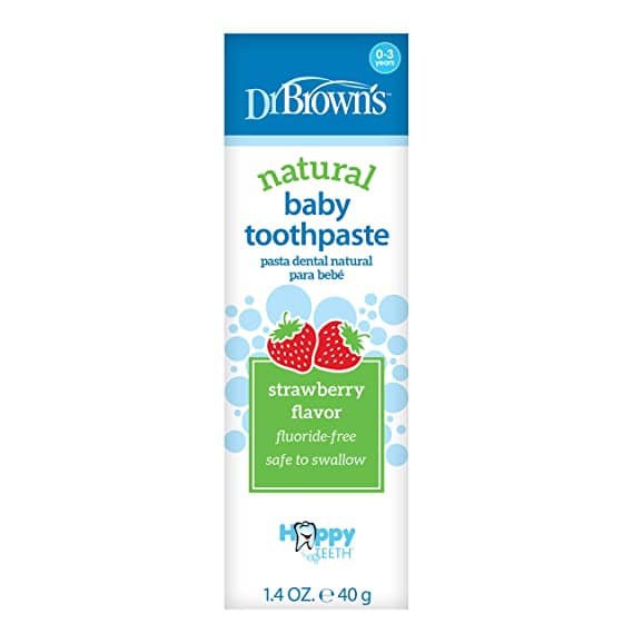 Dr Brown's - Natural Baby Toothpaste 40g STRAWBERRY FLAVOR