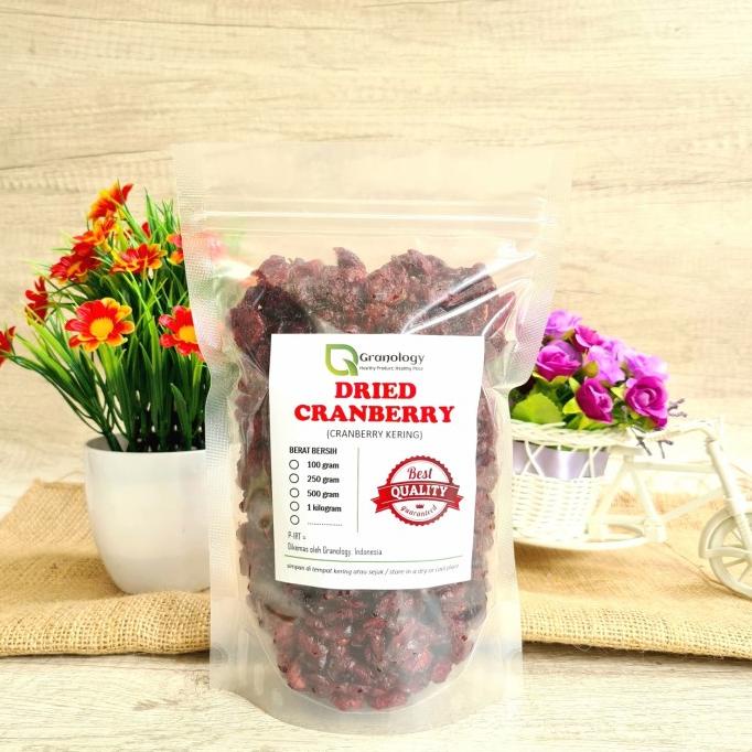 

PROMO Cranberry Kering / Dried Cranberry (500 gram) by Granology MURAH
