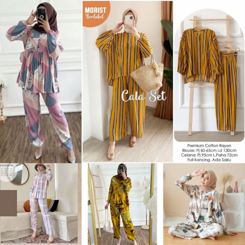 ONE SET RAYON VISCOSE BUSUI LD 100-110 MOTIF TERBARU / ONE SET / DAILY SET RAYON VISCOSE / ONE SET R