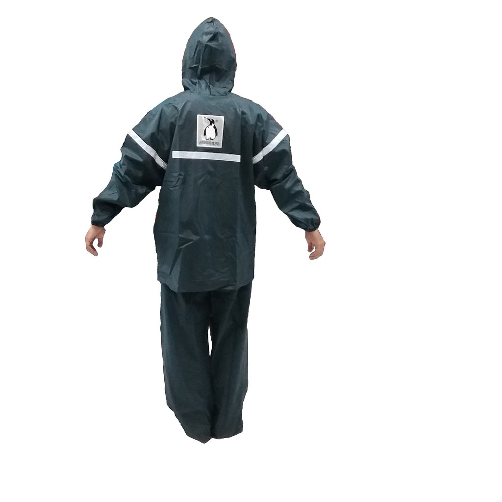 Jas Hujan XXL setelan Penguin / Jas Hujan PVC Penguin big size / Jas hujan jaket celana / Big size