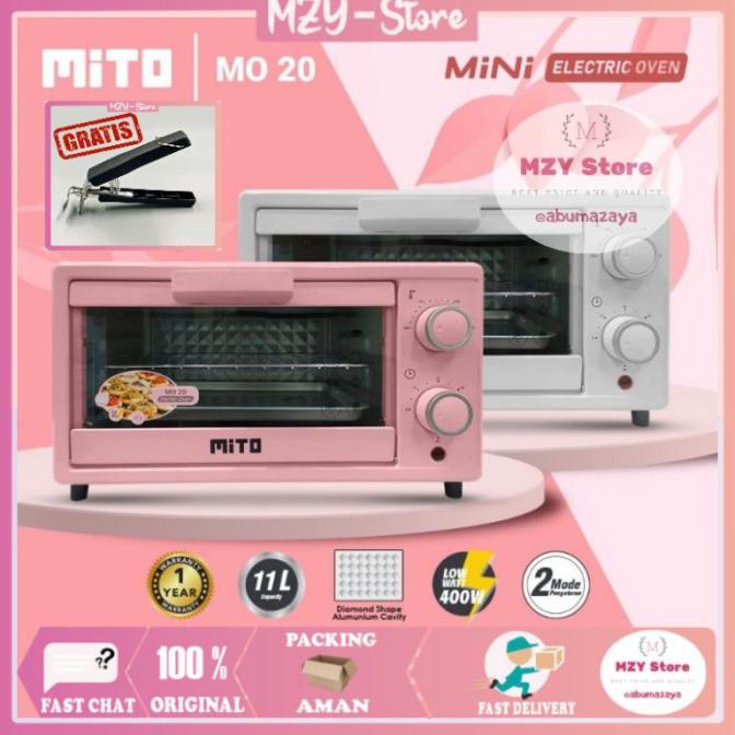 Hemat Electric Listrik Mo Resmi Mito Oven 11 Garansi Liter Mini 20 - K Wilonastore1452