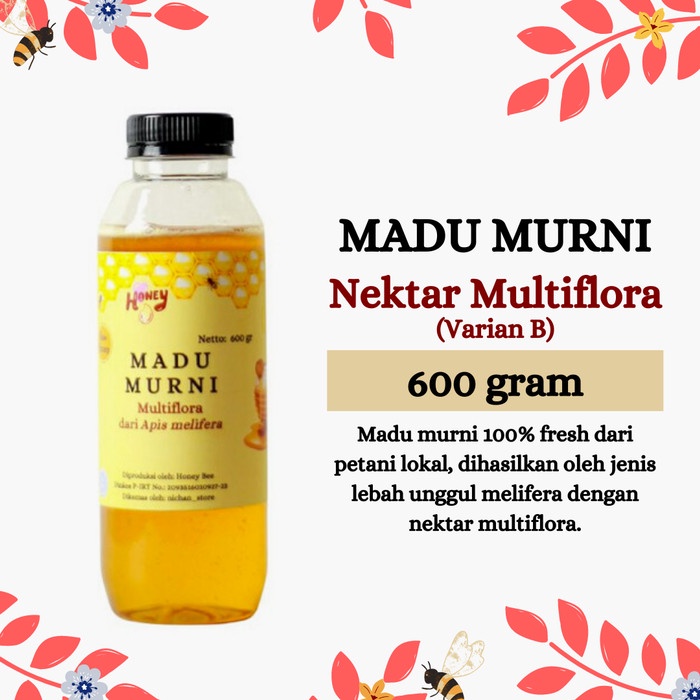 

Madu Asli / Madu Murni Multiflora 600 Gram