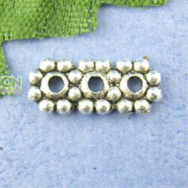 bahan aksesoris gelang kalung DIY craft spacer 4x10mm bebas nikel