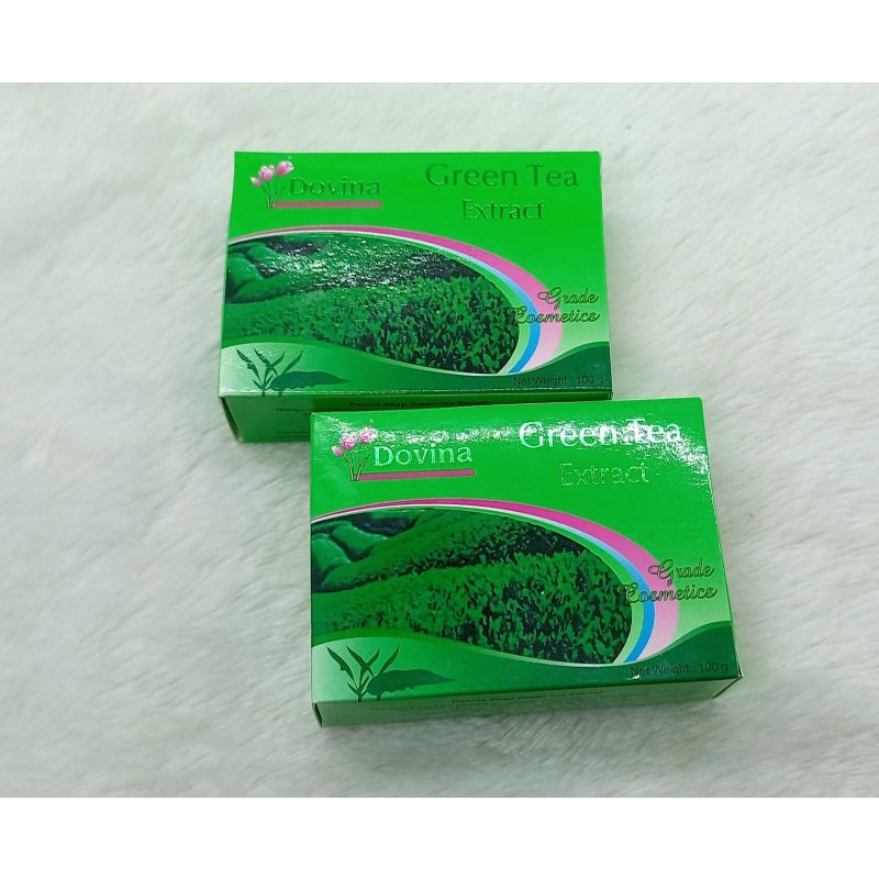 [ 𝗢𝗥𝗜 𝗕𝗣𝗢𝗠 ] Sabun Dovina Green Tea 100 Gr