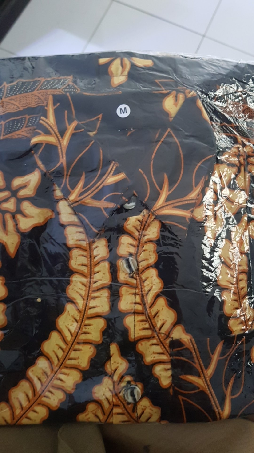 Baju Batik Couple Ayah Dan Anak Cowok Motif Manuk Tarung Sogan / Cod